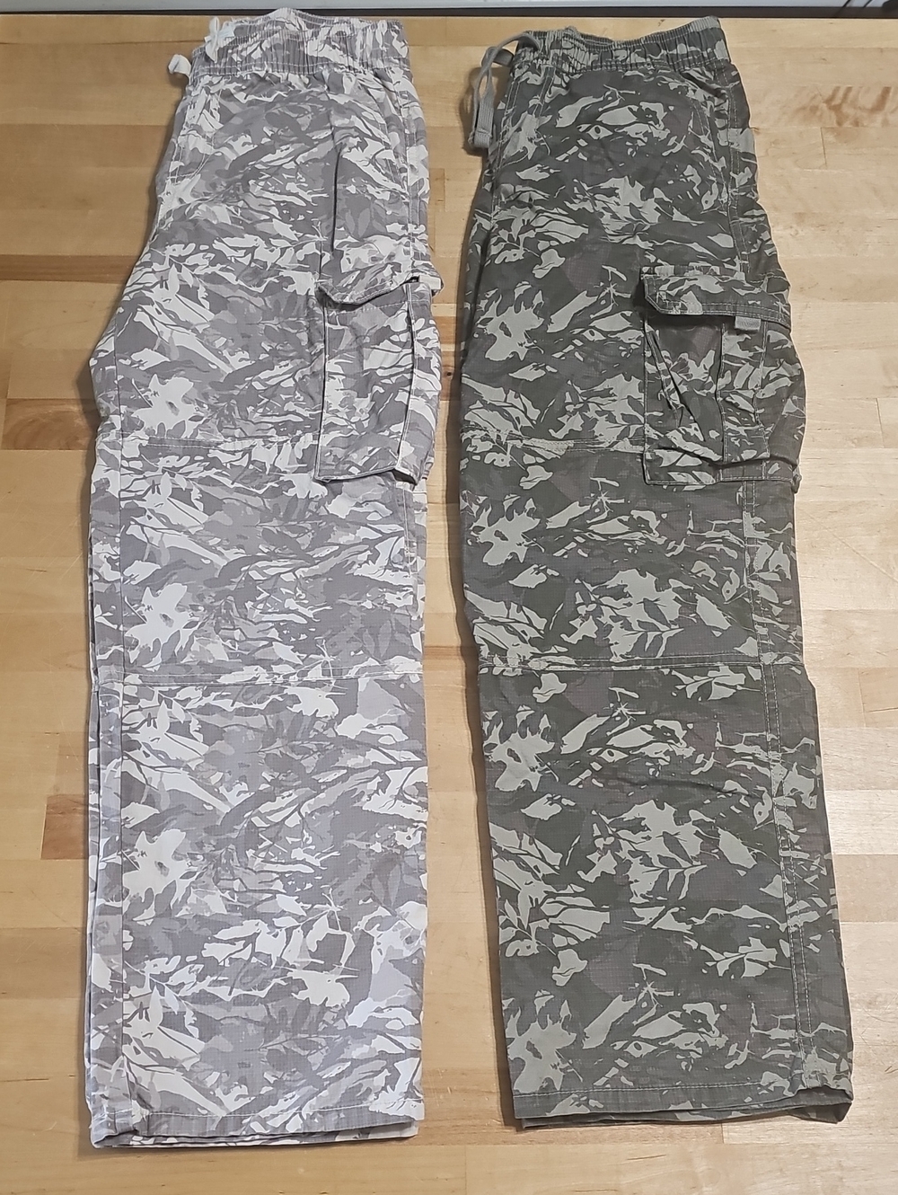 Boys Medium 10/12 Husky Camo Cargo Pants Lot of 2